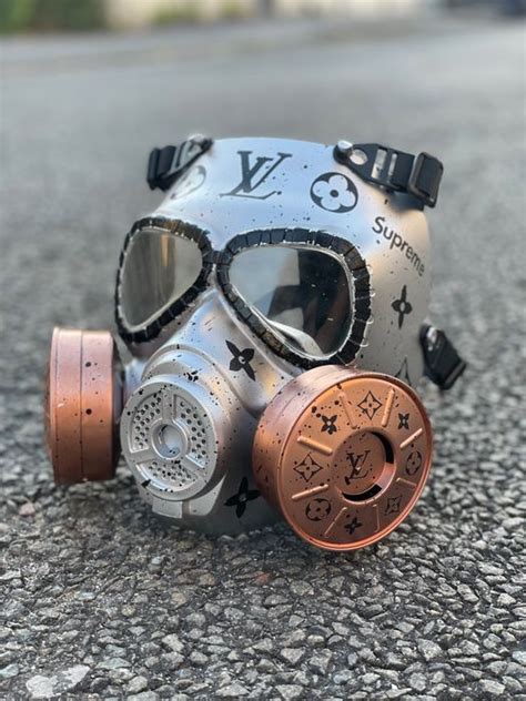 louis vuitton gas mask|louis vuitton designer face mask.